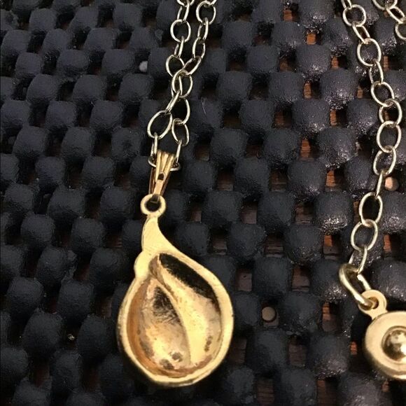 Sparkly Gold Tone Necklace, 18”, NEW - Picture 5 of 7